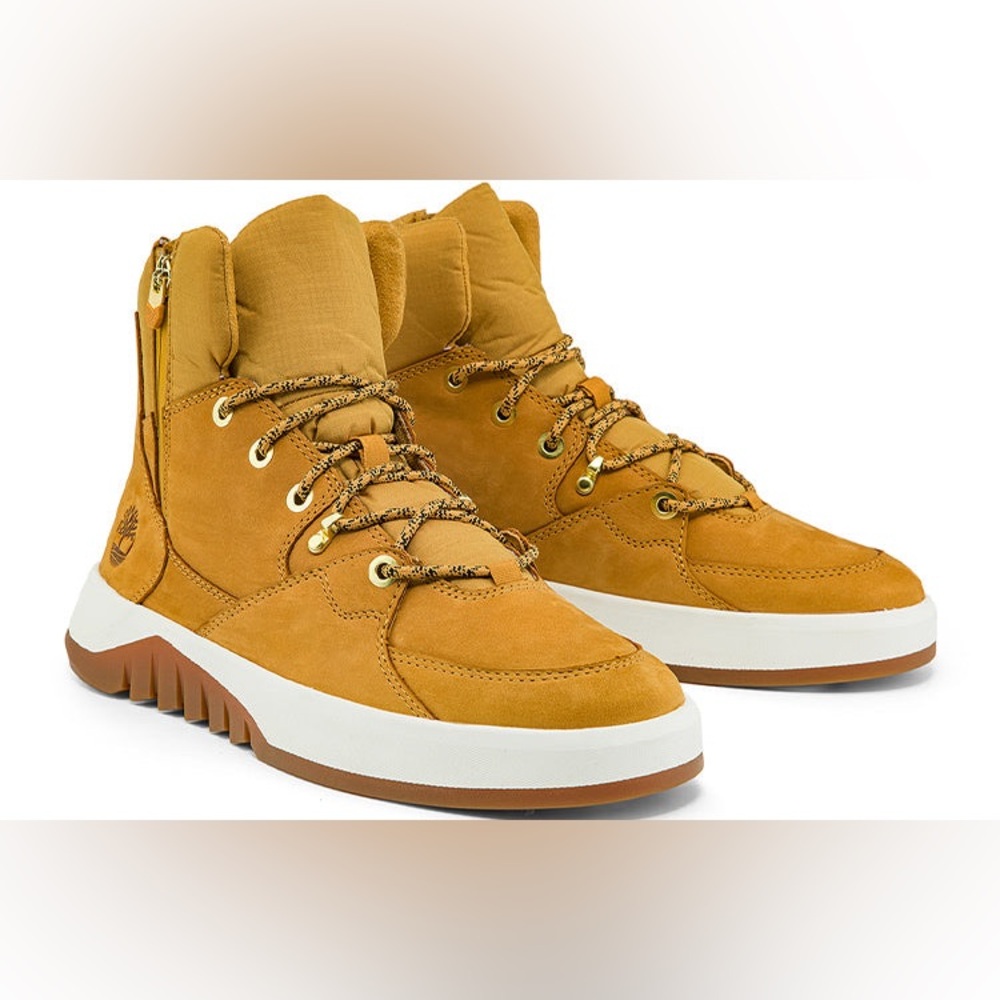 Timberland Men's Supaway side zip boots size 10 Nubuck wheat